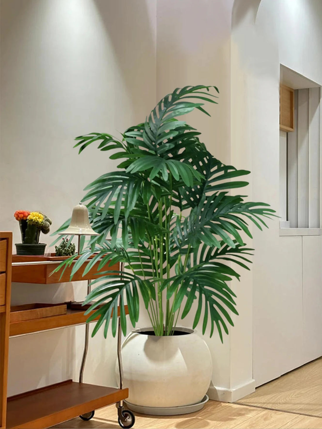 Palmier Tropical Artificiel – 90 à 120 cm, Style Exotique sans Entretien