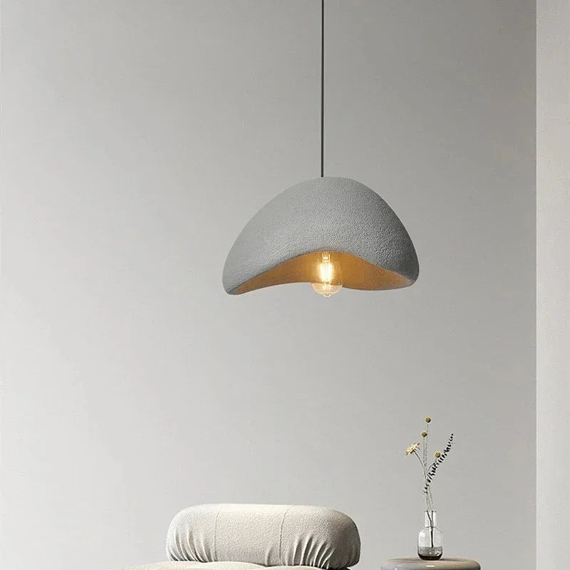 Suspension Résine Wabi Sabi – Lampe Design Axel Vervoordt pour Salon, Cuisine ou Restaurant
