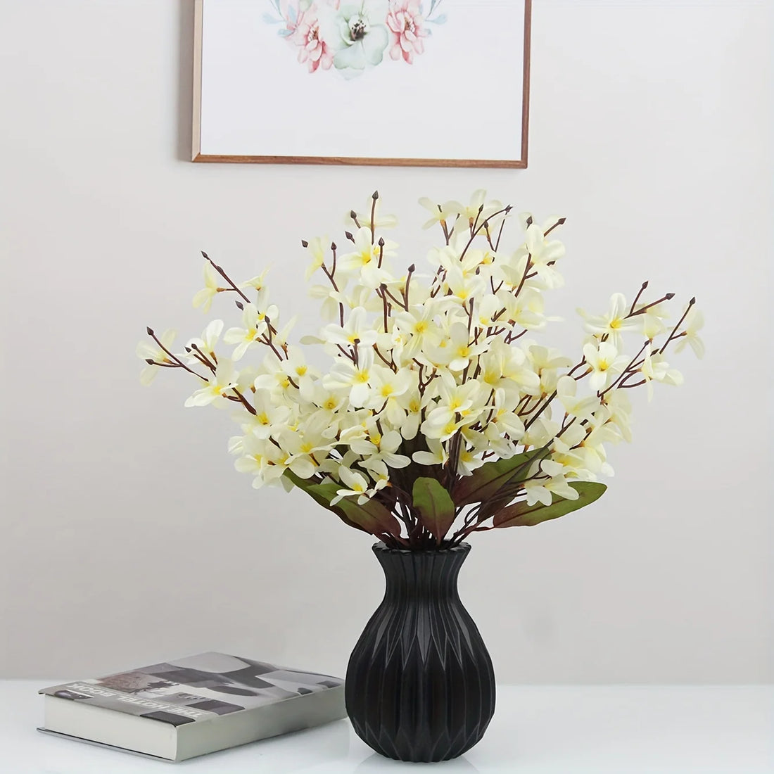 Vase Imitation Céramique en Plastique