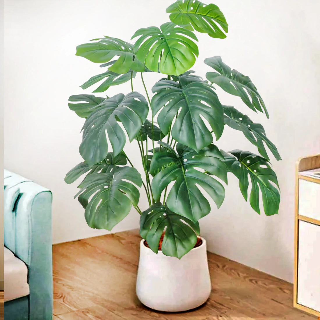 Plante Monstera Artificielle – Déco Naturelle Sans Entretien (40 à 105 cm)